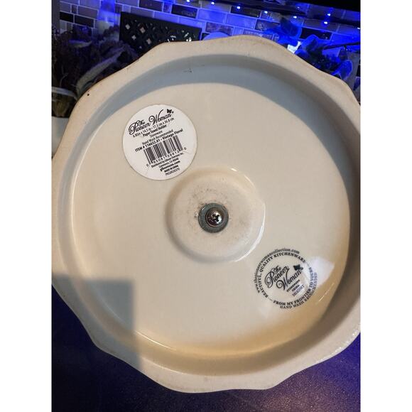 Pioneer Woman Paper Towel Floral Holder Stoneware Dispenser Kitchen Roll Holder - Picture 6 of 10